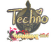Sticker | Techno4K (Glitter) | Shanghai 2024