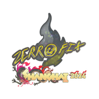 Sticker | zeRRoFIX (Glitter) | Shanghai 2024