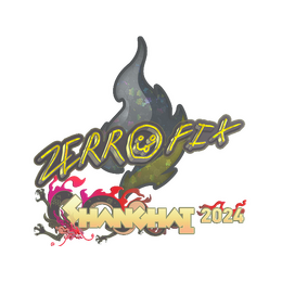 Sticker | zeRRoFIX (Glitter) | Shanghai 2024