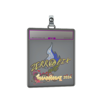 Sticker Slab | zeRRoFIX (Holo) | Shanghai 2024