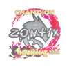Sticker | zont1x (Glitter, Champion) | Shanghai 2024