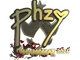 Sticker | phzy (Gold) | Shanghai 2024