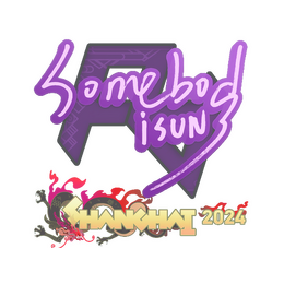Sticker | somebody | Shanghai 2024