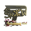 Sticker | snow (Gold) | Shanghai 2024