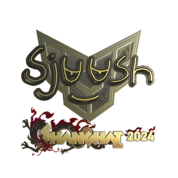 Sticker | sjuush (Gold) | Shanghai 2024