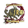 Sticker | sh1ro (Gold, Champion) | Shanghai 2024