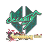 Sticker | decenty (Holo) | Shanghai 2024