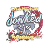 Sticker | donk (Holo, Champion) | Shanghai 2024