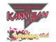 Sticker | karrigan (Glitter) | Shanghai 2024