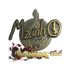 Sticker | mzinho (Gold) | Shanghai 2024