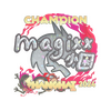 Sticker | magixx (Glitter, Champion) | Shanghai 2024