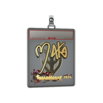 Sticker Slab | Maka (Gold) | Shanghai 2024