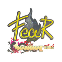Sticker | fEAR (Glitter) | Shanghai 2024