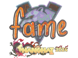 Sticker | fame (Holo) | Shanghai 2024