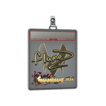 Sticker Slab | FlameZ (Gold) | Shanghai 2024