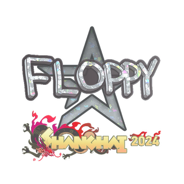 Sticker | floppy (Glitter) | Shanghai 2024