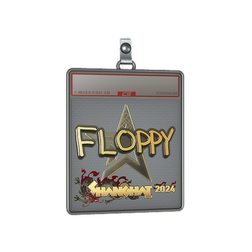 Sticker Slab | floppy (Gold) | Shanghai 2024