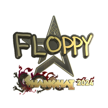 Sticker | floppy (Gold) | Shanghai 2024