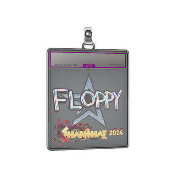 Sticker Slab | floppy (Holo) | Shanghai 2024