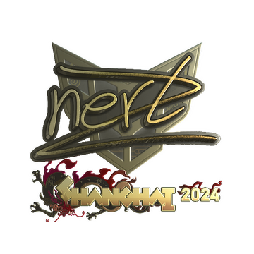 Sticker | NertZ (Gold) | Shanghai 2024