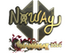 Sticker | noway (Gold) | Shanghai 2024
