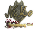 Sticker | NiKo (Gold) | Shanghai 2024
