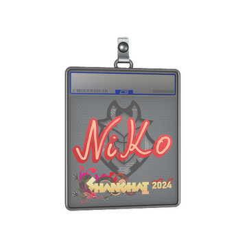 Sticker Slab | NiKo | Shanghai 2024