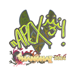 Sticker | apEX (Holo) | Shanghai 2024