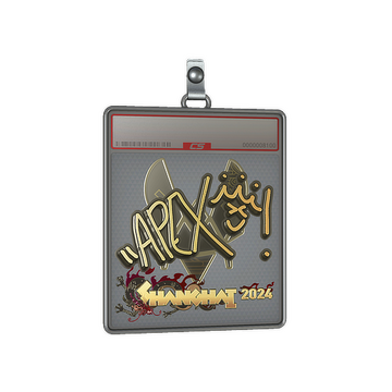 Sticker Slab | apEX (Gold) | Shanghai 2024