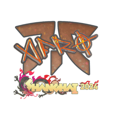 Sticker | afro (Glitter) | Shanghai 2024