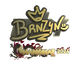 Sticker | brnz4n (Gold) | Shanghai 2024