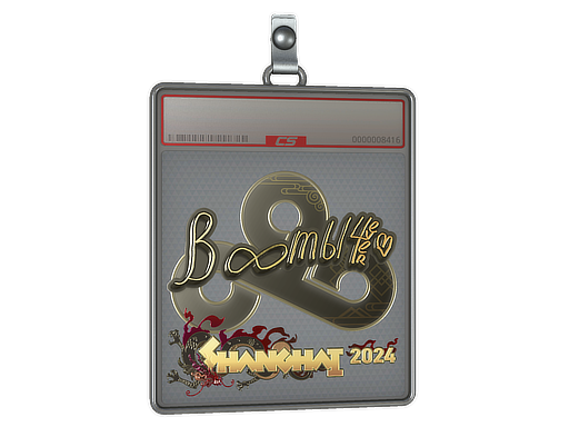 Sticker Slab | Boombl4 (Gold) | Shanghai 2024