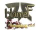 Sticker | blameF (Gold) | Shanghai 2024