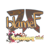 Sticker | blameF (Holo) | Shanghai 2024