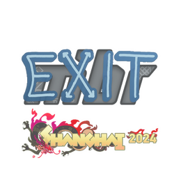 Sticker | exit | Shanghai 2024