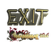 Sticker | exit (Gold) | Shanghai 2024
