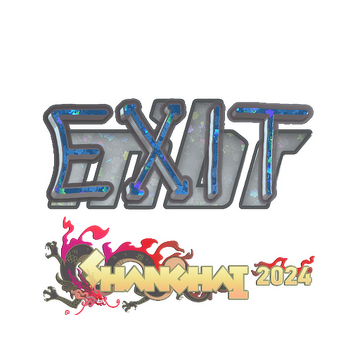 Sticker | exit (Glitter) | Shanghai 2024