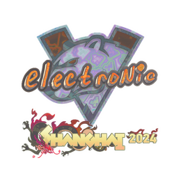 Sticker | electronic (Holo) | Shanghai 2024