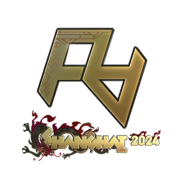 Sticker | Rare Atom (Gold) | Shanghai 2024