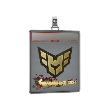 Sticker Slab | HEROIC (Gold) | Shanghai 2024