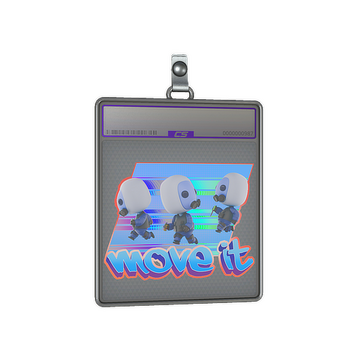Sticker Slab | Move It (Holo)