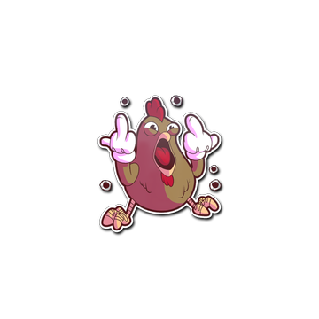 Sticker | Get Clucked