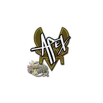 Sticker | apEX (Glitter, Champion) | Paris 2023