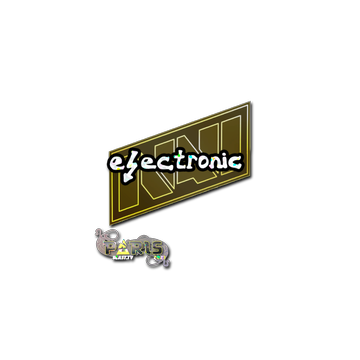 Sticker | electronic (Glitter) | Paris 2023