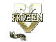 Sticker | frozen (Gold) | Paris 2023