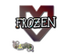 Sticker | frozen (Glitter) | Paris 2023