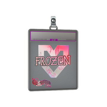 Sticker Slab | frozen (Holo) | Paris 2023