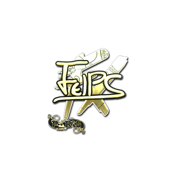 Sticker | felps (Gold) | Paris 2023