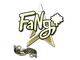 Sticker | FaNg (Gold) | Paris 2023