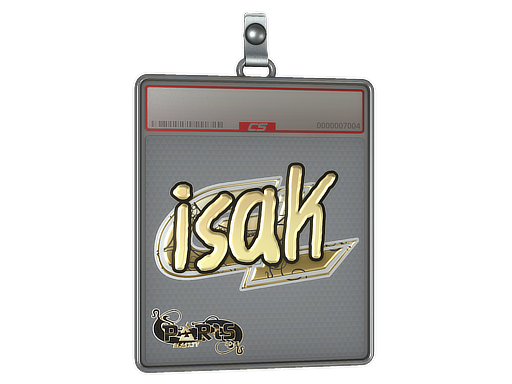 Sticker Slab | isak | Paris 2023 | Gold